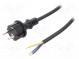 Kabel  CEE 7/7 (E/F) vidlice,vodiče,SCHUKO vidlice  PVC  5m