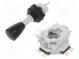 Joystick  Stab.pol  1  Výv  konektory 2,8x0,5mm  -25÷70°C