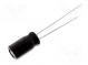 Kondenzátor  elektrolytický  low ESR  THT  100uF  25VDC  Ø6,3x11mm