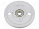 Kolečko  Ø  125mm  W  12mm  330kg  litina  Ømont.otv  17mm  Ølana  6mm