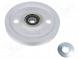 Kolečko  Ø  160mm  W  20mm  550kg  litina  Ømont.otv  20mm  Ølana  6mm
