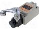 Limit switch  lever R 38mm, metal roller Ø17,5mm, double  10A