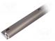 Jednoduchá lišta  hliník  Ø  20mm  L  1000mm  DryLin® W