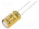 Kondenzátor  elektrolytický  THT  470uF  25VDC  Ø10x16mm  ±20%