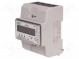 F&F WZE-3 Kontrolér  IP20  OC  DIN  Iprac.max  80A  -25÷55°C  Zobrazovač  LCD