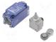 Limit switch  lever R 41mm, metal roller Ø22mm  NO + NC  10A