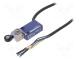 Limit switch  lever R 34,4mm, plastic roller Ø16mm  NO + NC  6A