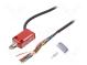 Limit switch  metal roller Ø11,6mm  NC x2 + NO  1.5A  max.250VAC