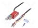 Limit switch  lever R 30,4mm, metal roller Ø16mm  NC x2 + NO
