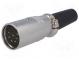 Zástrčka  XLR  vidlice  PIN  7  přímý  na kabel