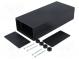 Kryt  s panelem  X 90mm  Y 200mm  Z 49mm  polystyrén  černá