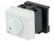 Modul  otočný spínač  250VAC  20A  IP20  DIN  52x65x60mm  s aretací