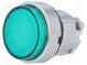Přepínač  tlačítkový  1-polohové  22mm  zelená  IP66  -25÷70°C