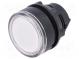 Přepínač  tlačítkový  1-polohové  22mm  bílá  IP66  -25÷70°C  Ø22mm