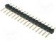 Pin header  pin strips  male  PIN  16  straight  2.54mm  THT  1x16