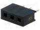 Zásuvka  kolíkové  zásuvka  PIN  3  přímý  2mm  THT  1x3  L2,7mm