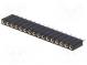 Socket  pin strips  female  PIN  16  turned contacts  straight